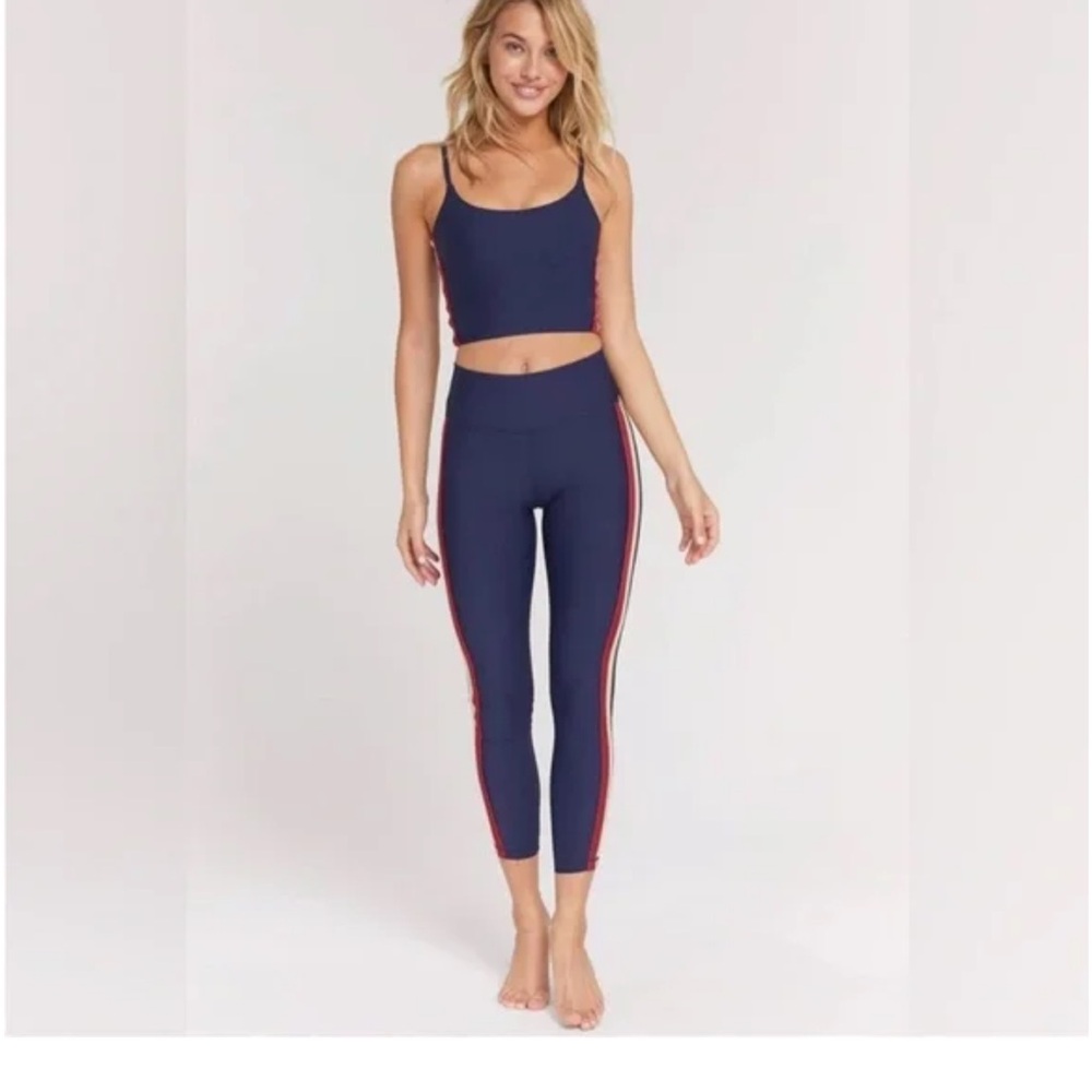 Spiritual Gangster Navy Blue Leggings